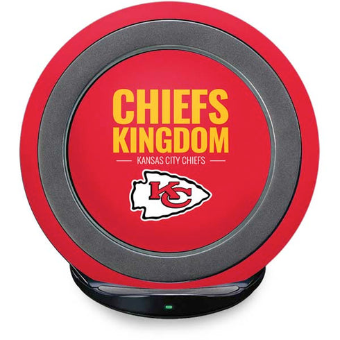 NFL Kansas City Chiefs Team Motto Fast Charge Wireless Charging Stand Skin